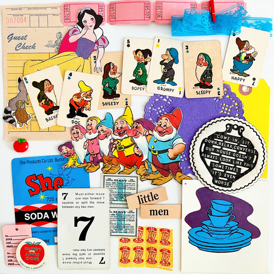 Disney Snow White & the Seven Dwarfs ephemera collection