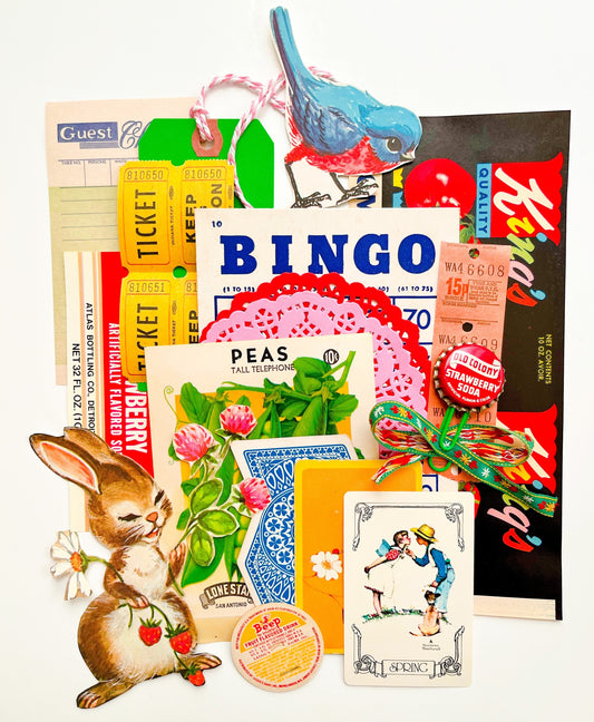 Springy Brights ephemera collection