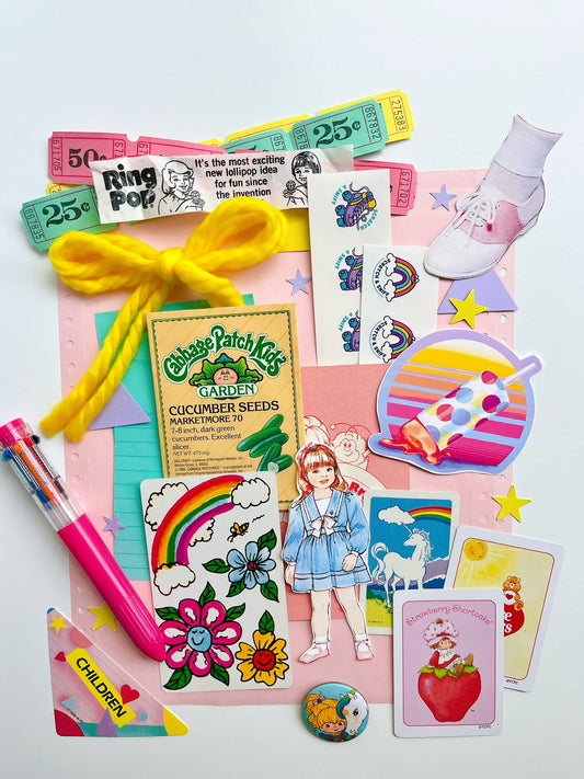 “80’s Sweetheart” ephemera collection