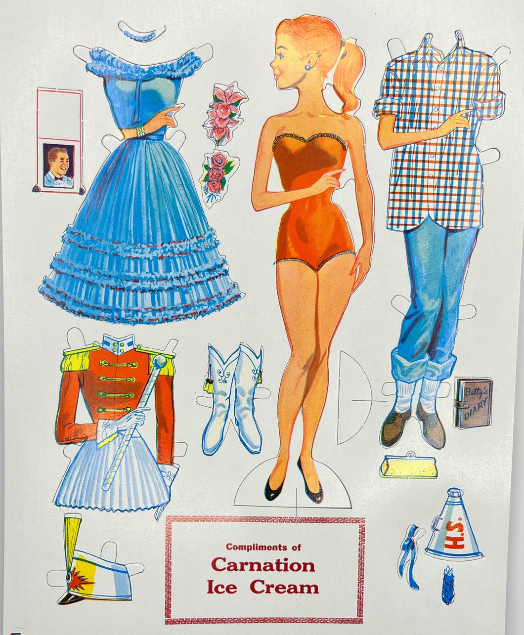 Vintage Carnation Paper Dolls (2)