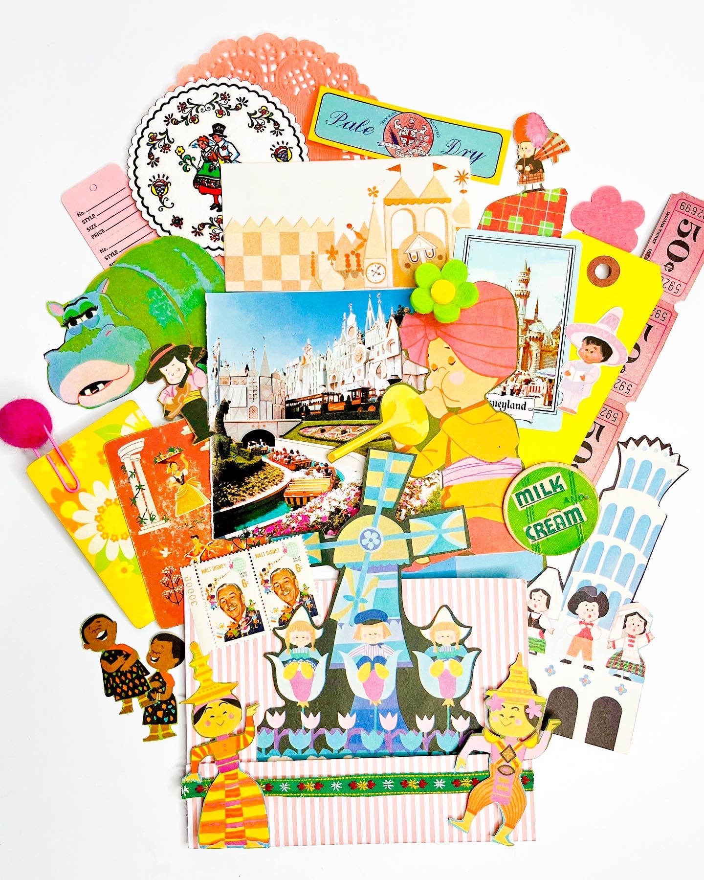 “It’s a Small World After All” Classic Disney ephemera collection