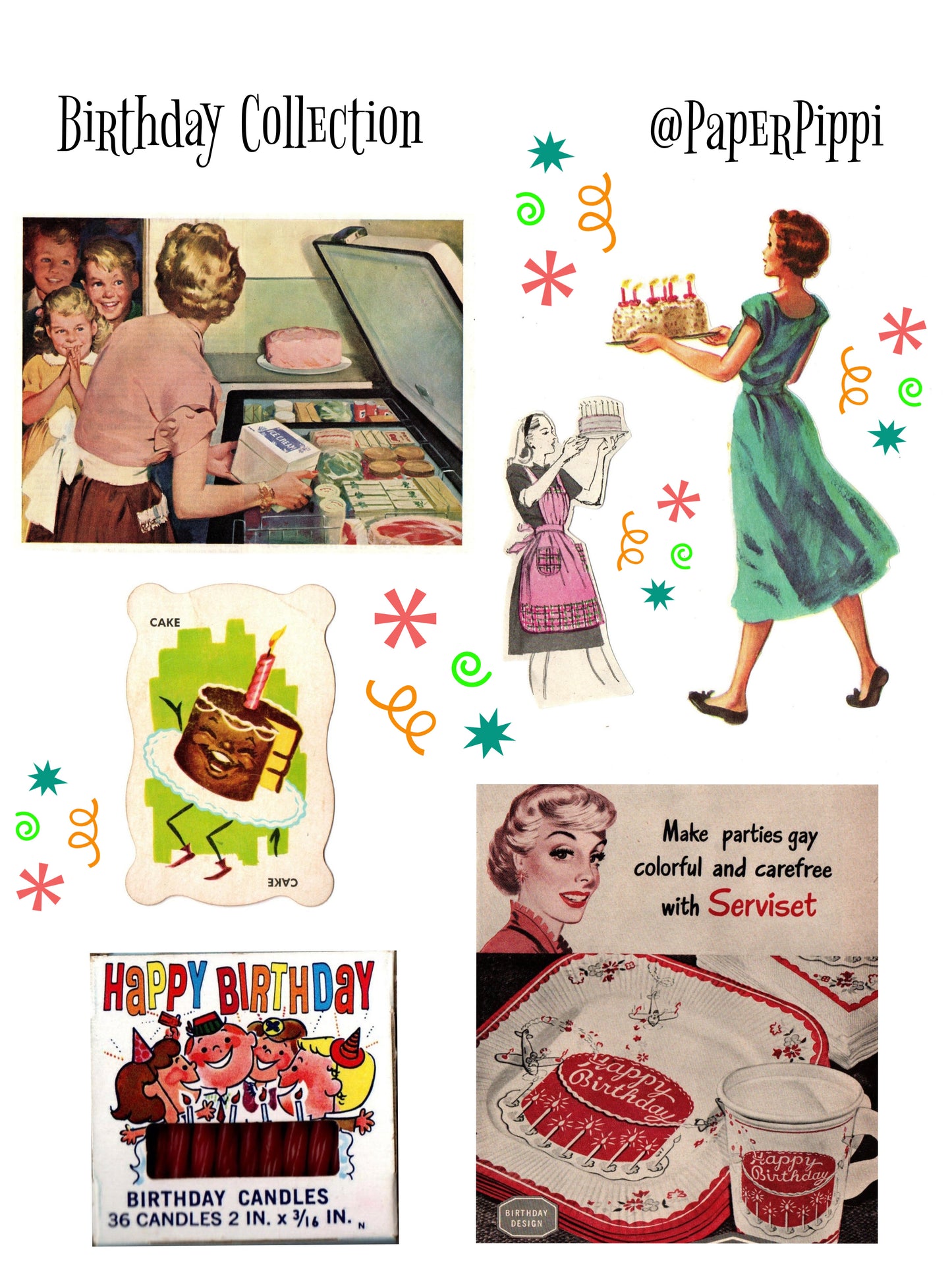 Birthday Collection digital download printable